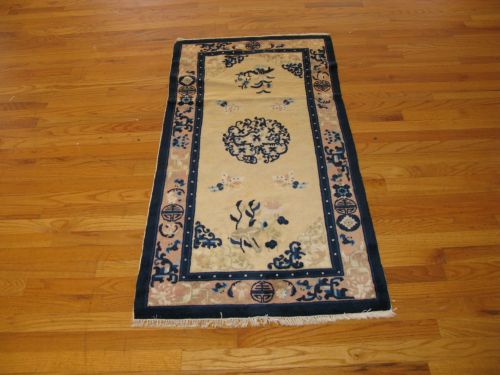 2 3 X 4 6 Gold And Navy Art Deco, 3 X 4 Rug