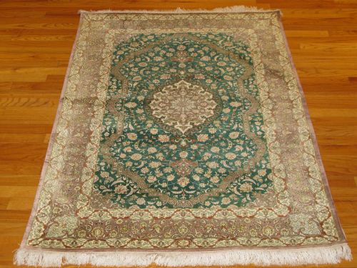 Floral Classic Design Small Size 3X4 Handmade Oriental Rug Home